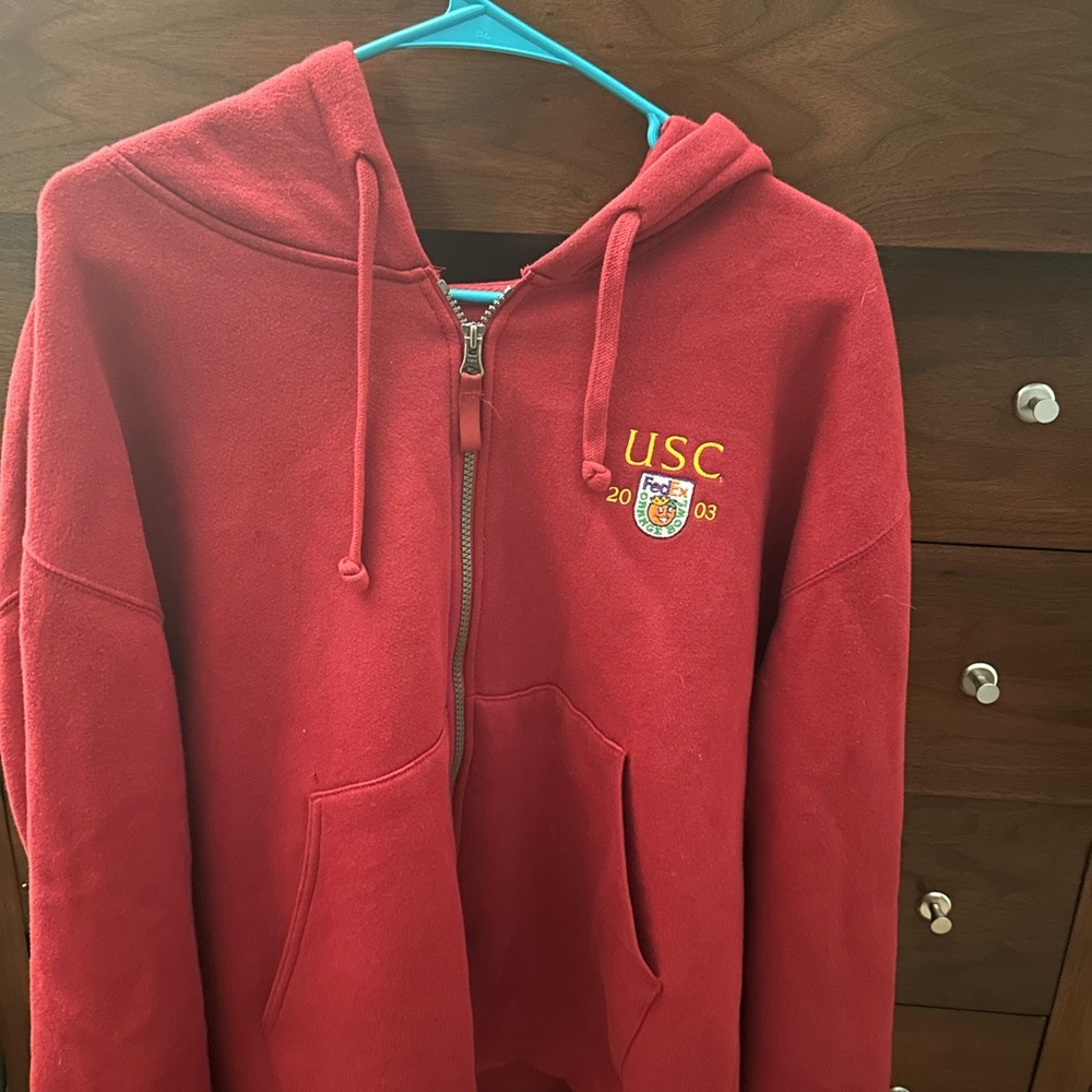 Gear For Sports Red Full-Zip Sweatshirt
